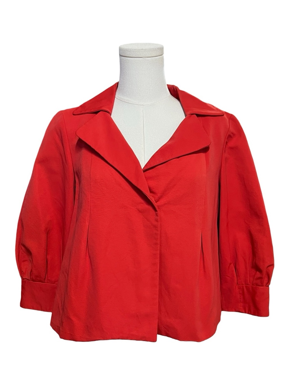 EUC Nine West Red Cropped Jacket | Size 4